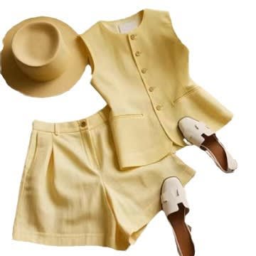 Suit Vest Suit Women's Cotton And Linen view 2