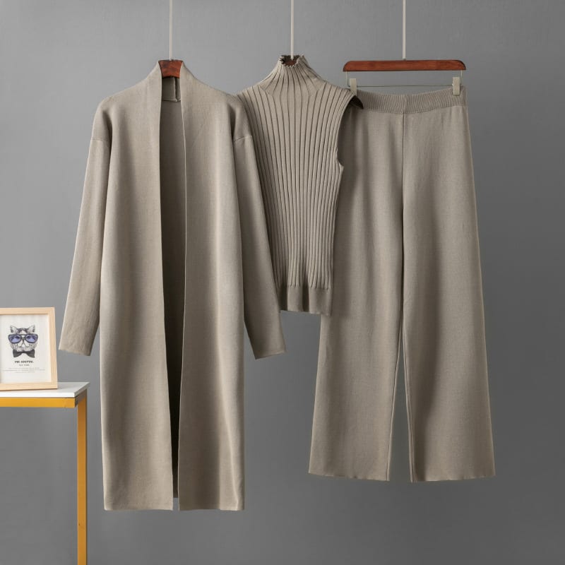 European And American Style Exotic Solid Color Casual Suit Women view 4