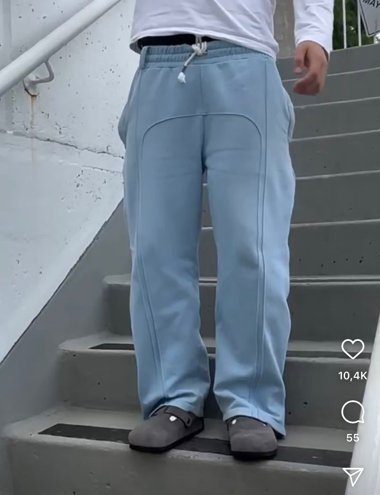 Men's Casual Stretch Rope Long Sweatpants view 6