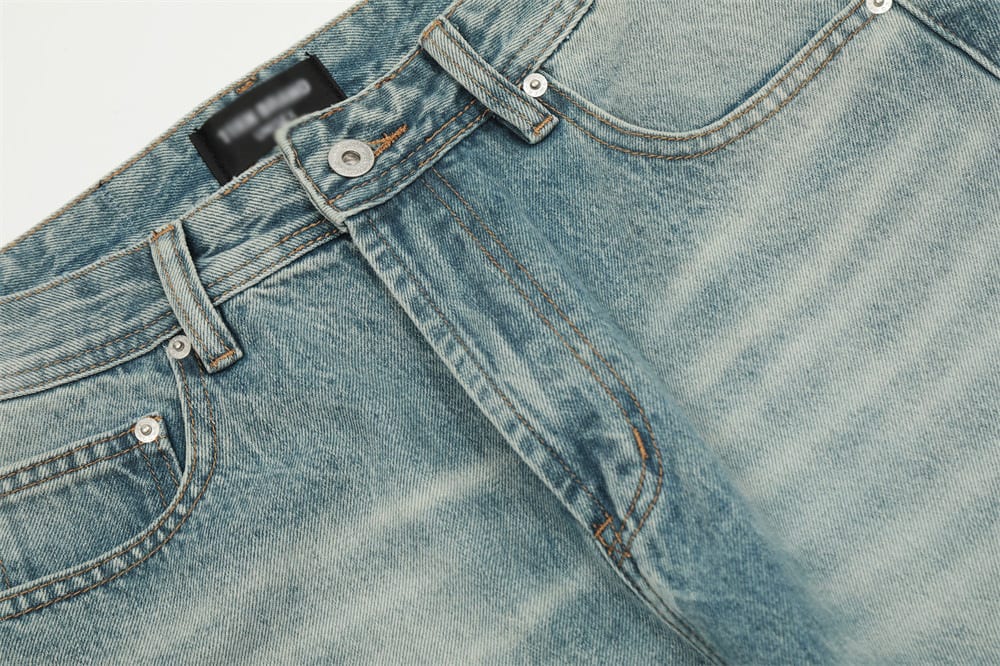 Loose Straight Trousers Retro American Men view 15