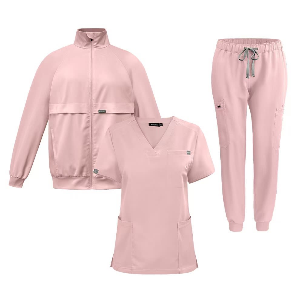 Anti-Wrinkle Coat Jacket Fleece-lined Surgical Gown Protective Suit view 7