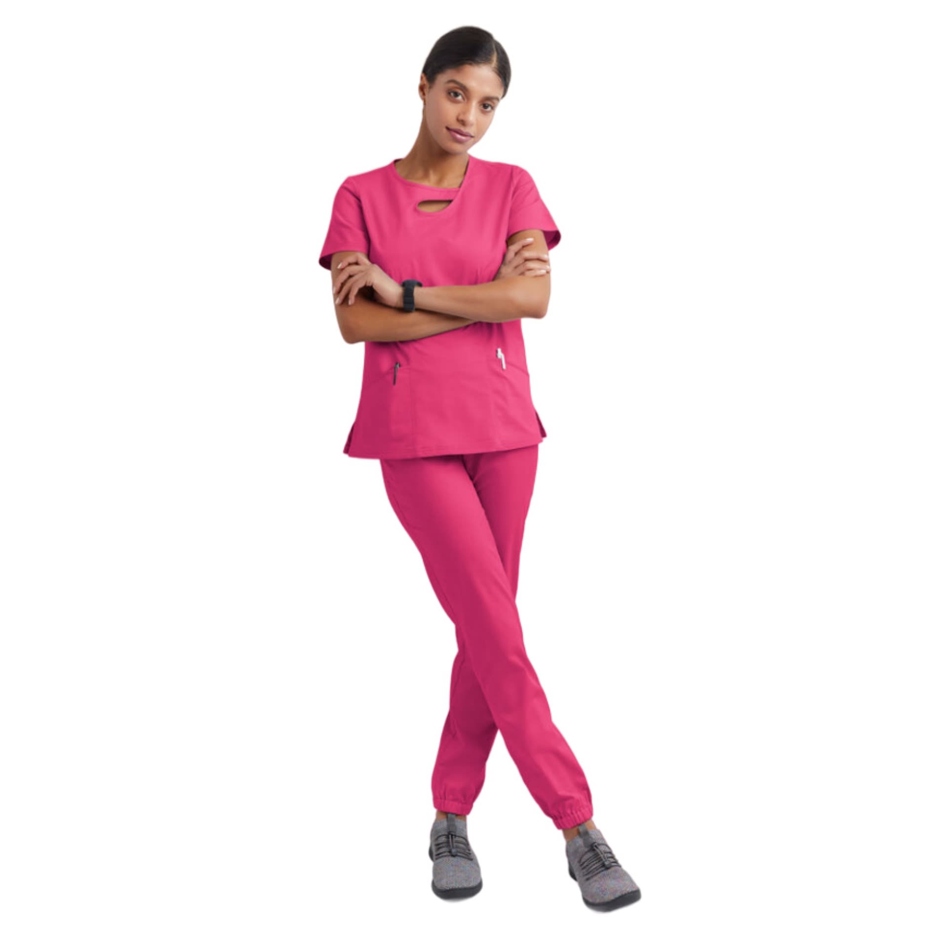 Short Sleeve Hollow Work Clothes Hospital Operating Room Hand-washing Clothes Suit view 12