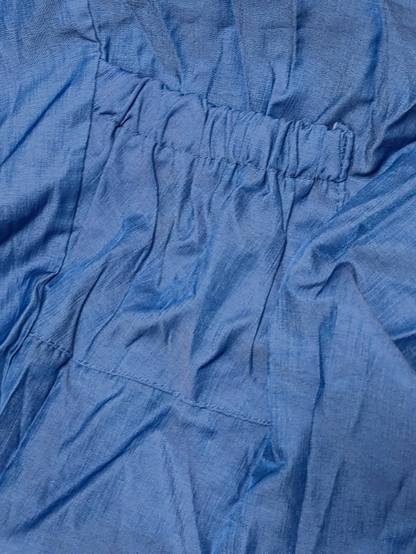 Denim Fabric Fashion Solid Color Dress view 20