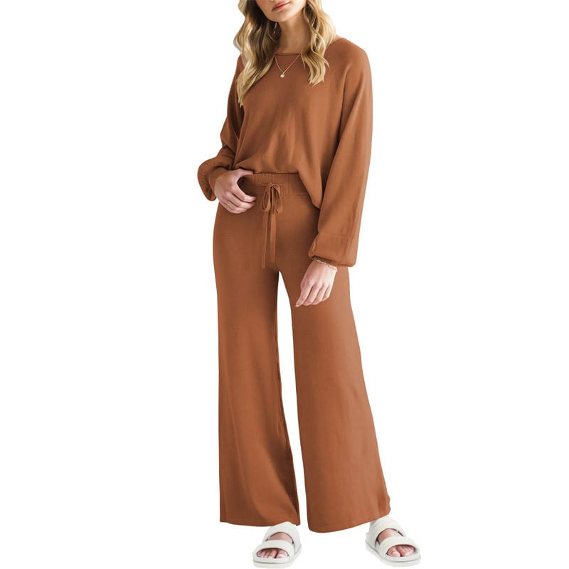 Casual Slimming Long-sleeved Trousers Thin Two-piece Suit view 5