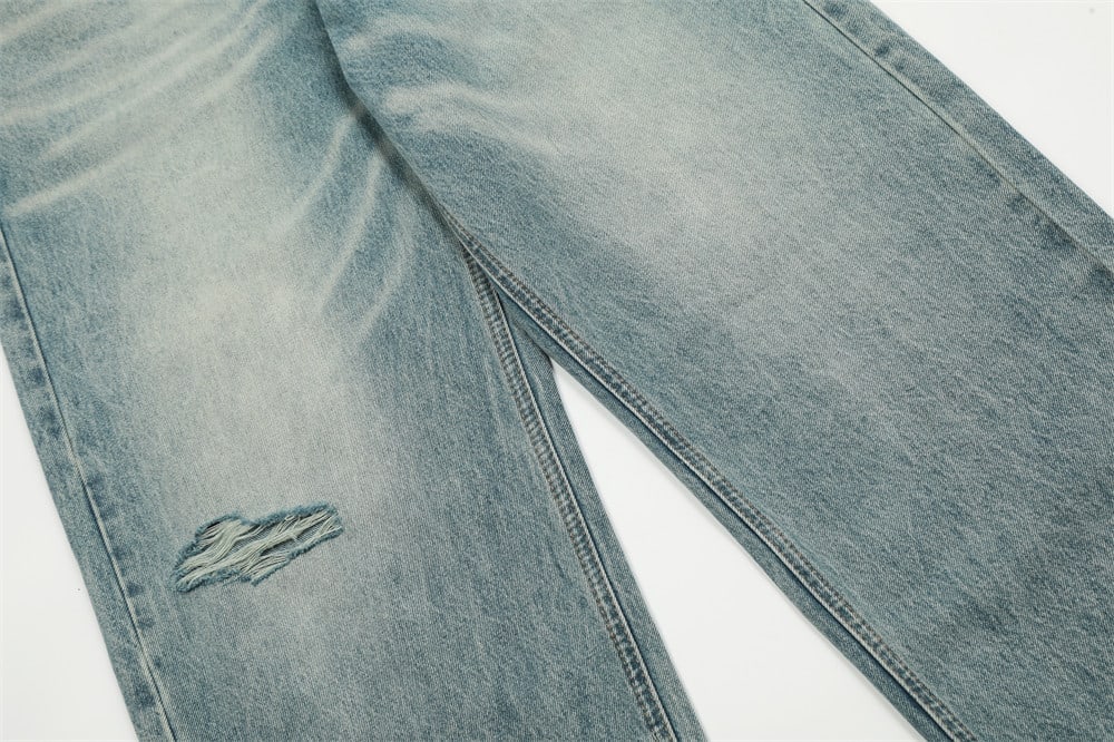 Loose Straight Trousers Retro American Men view 14