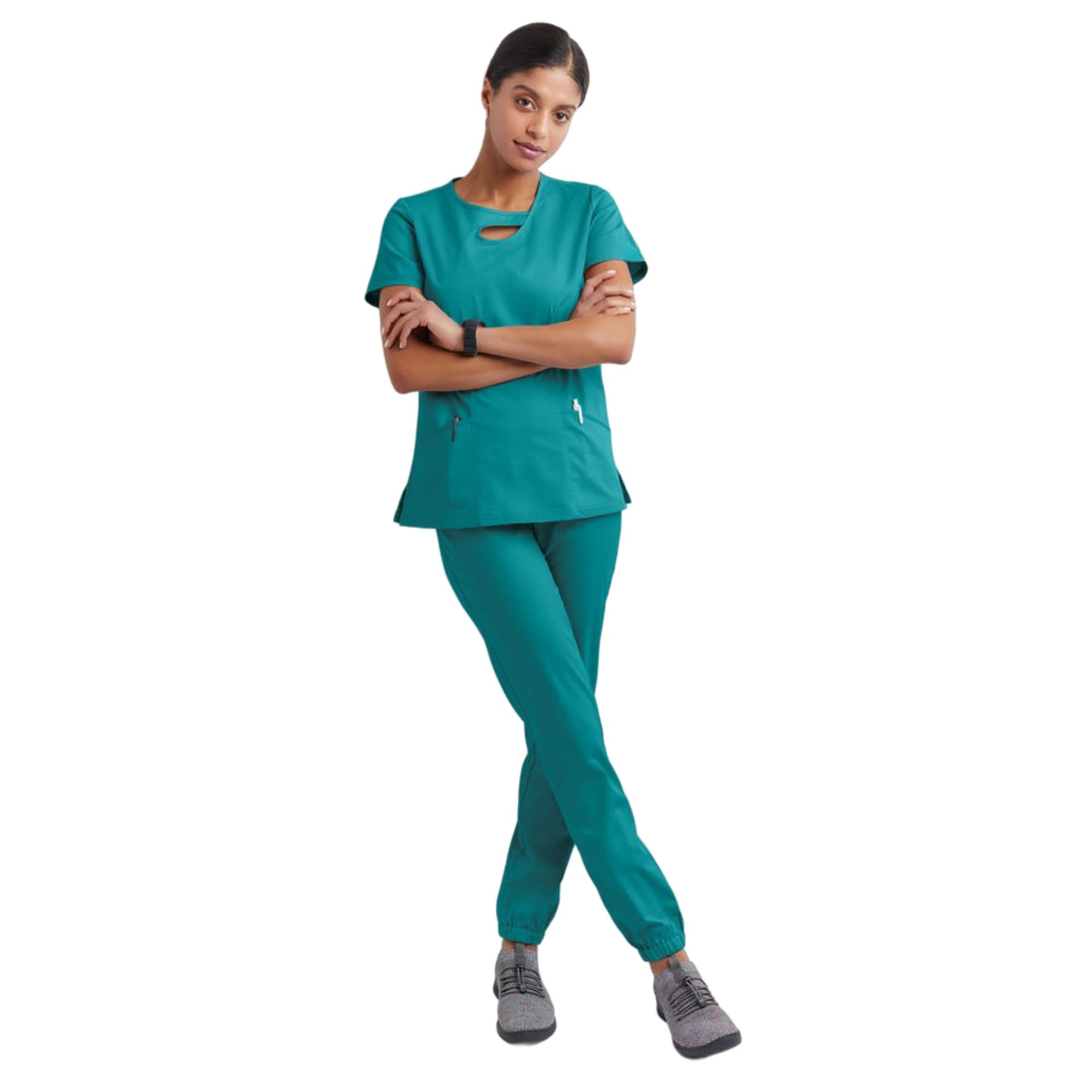 Short Sleeve Hollow Work Clothes Hospital Operating Room Hand-washing Clothes Suit view 6