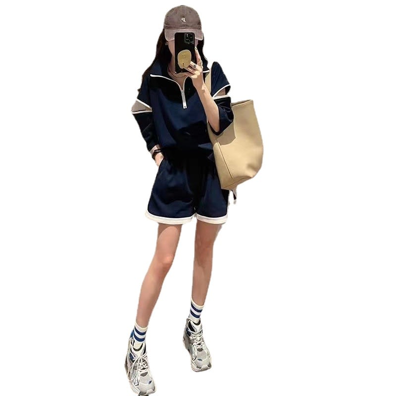 Fashion Casual Exercise Suit Design Sense Two-piece Set