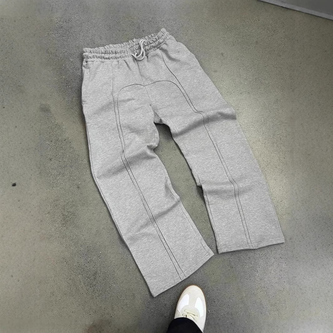 Men's Casual Stretch Rope Long Sweatpants view 3