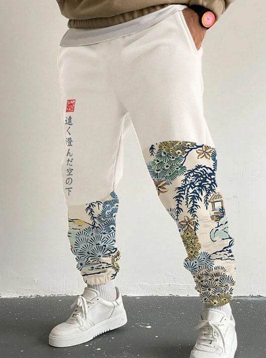 Flag Series Over Plus Plus Size Casual Pants view 17