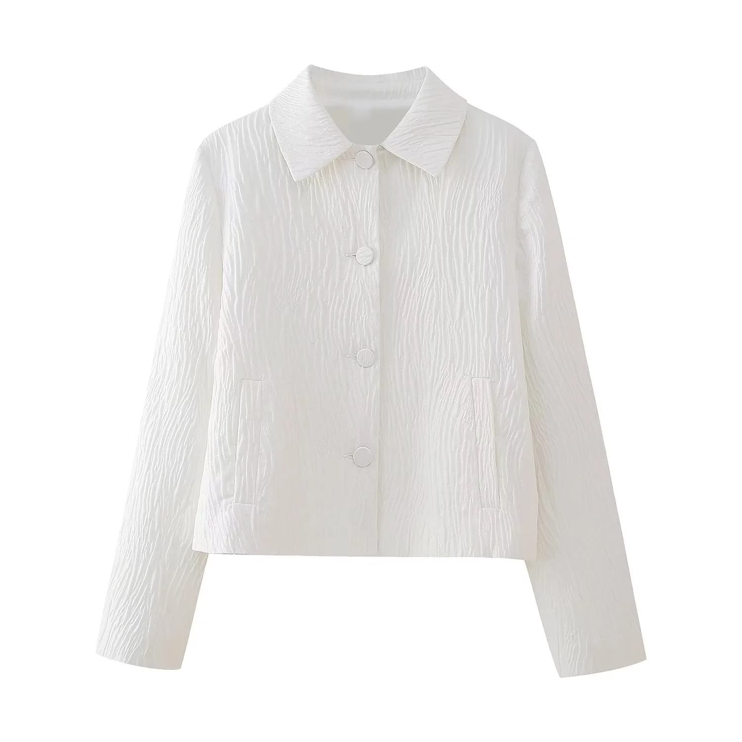 Bright Effect Fabric Suit Jacket Fluffy Skirt view 11