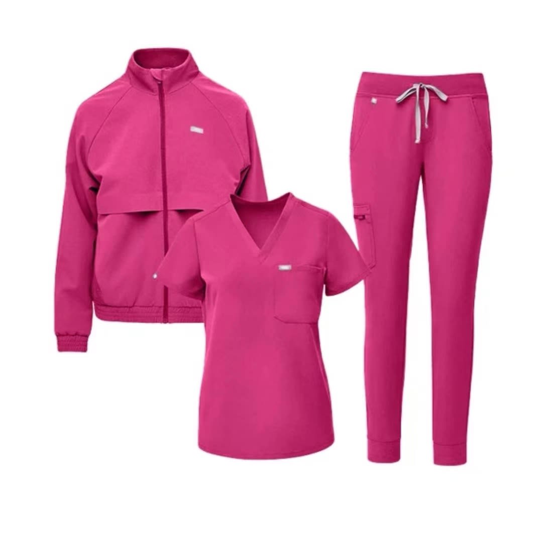 Anti-Wrinkle Coat Jacket Fleece-lined Surgical Gown Protective Suit view 5