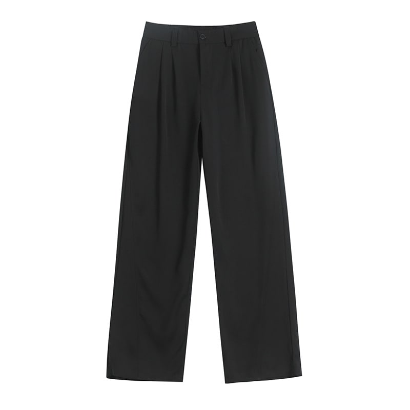 Ice Silk Draping Casual Suit Pants New Chinese Straight view 6