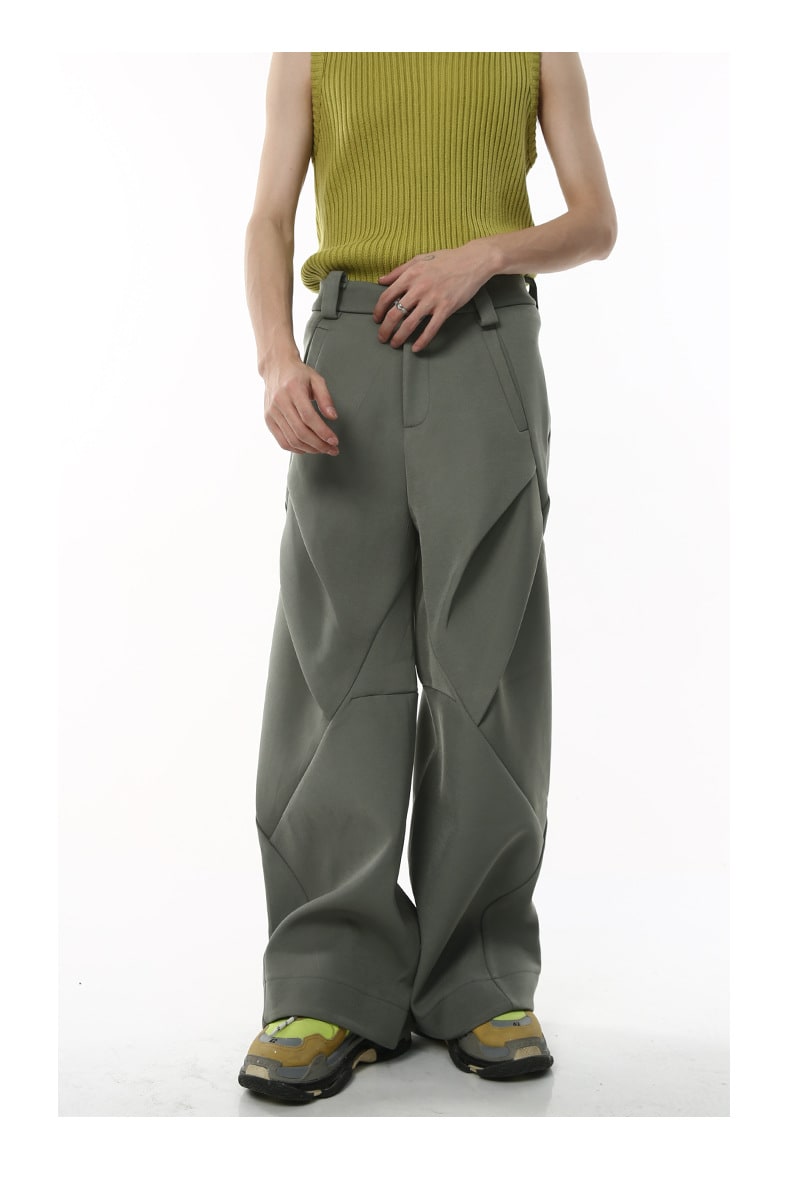 American Retro High Street Men's Wide Leg Pants view 13