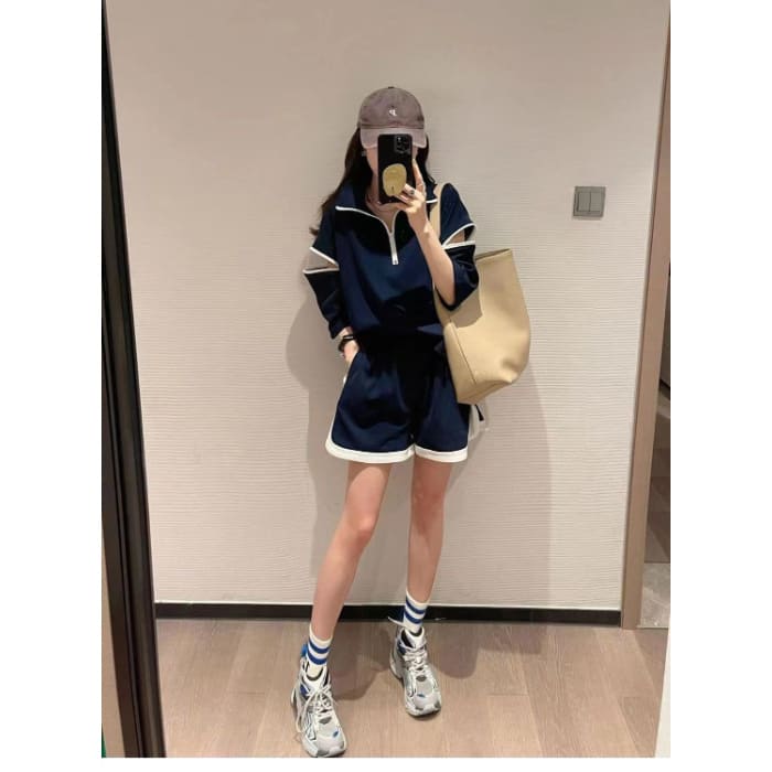 Fashion Casual Exercise Suit Design Sense Two-piece Set view 3
