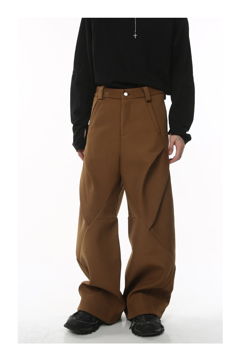 American Retro High Street Men's Wide Leg Pants view 14