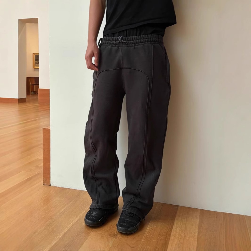 Men's Casual Stretch Rope Long Sweatpants view 4