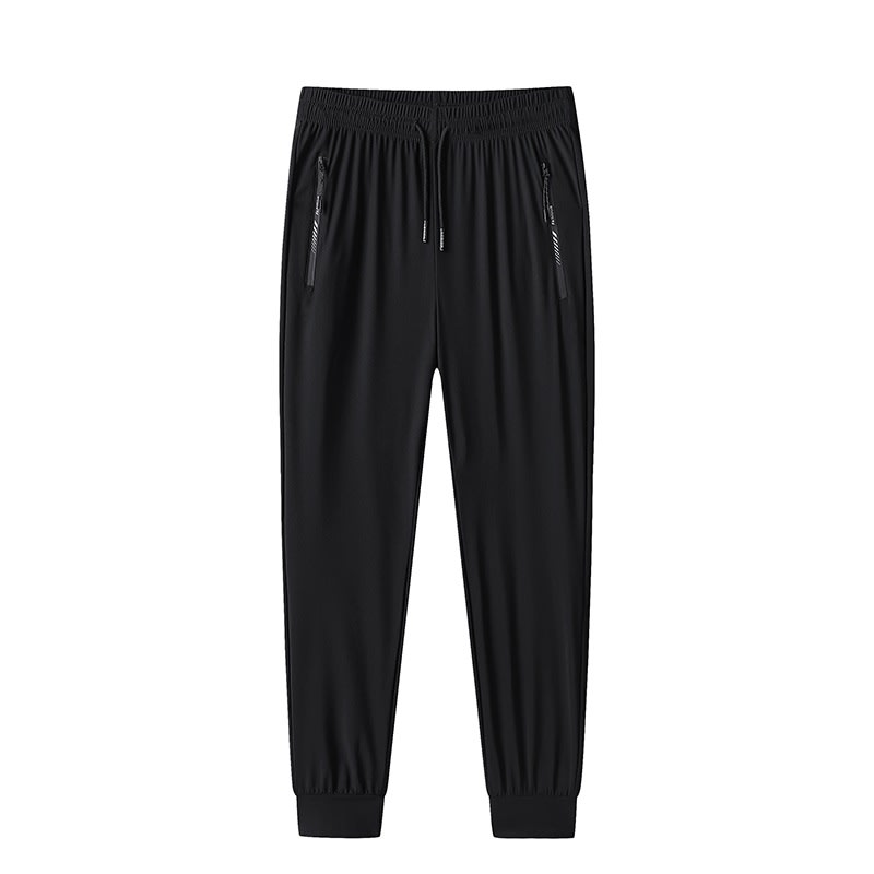 Ice Silk Leisure Trousers Men's Summer High Elasticity view 5