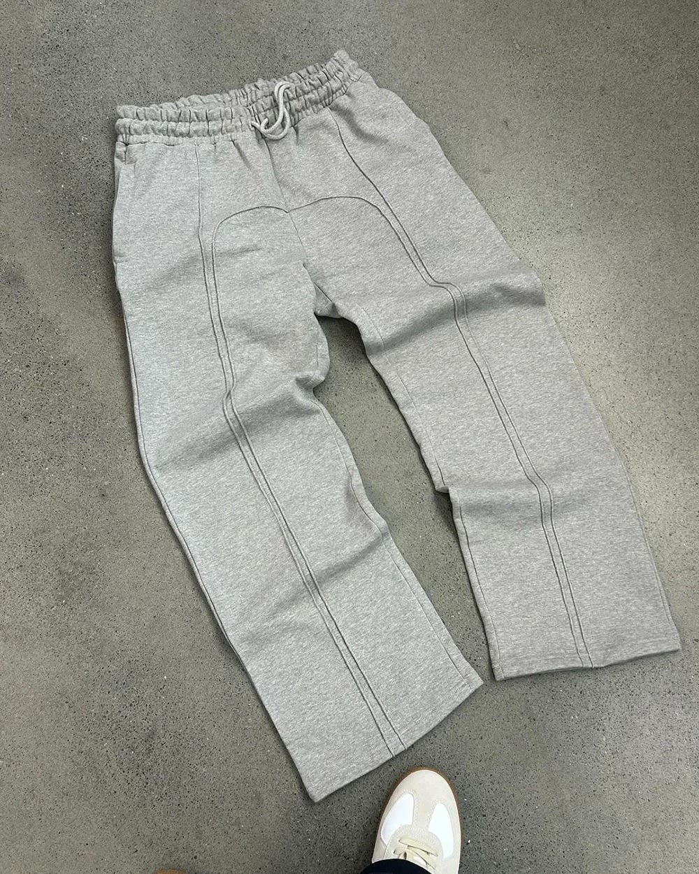 Men's Casual Stretch Rope Long Sweatpants view 5