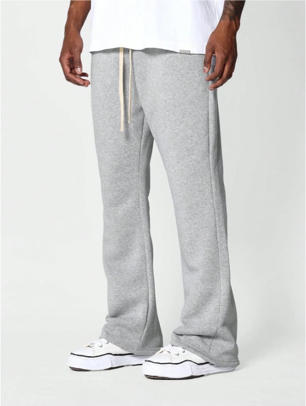 Men's Wide-leg Pants Autumn And Winter Solid Color All-matching Casual Pants view 4