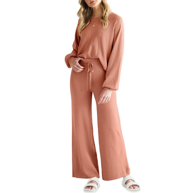 Casual Slimming Long-sleeved Trousers Thin Two-piece Suit view 8