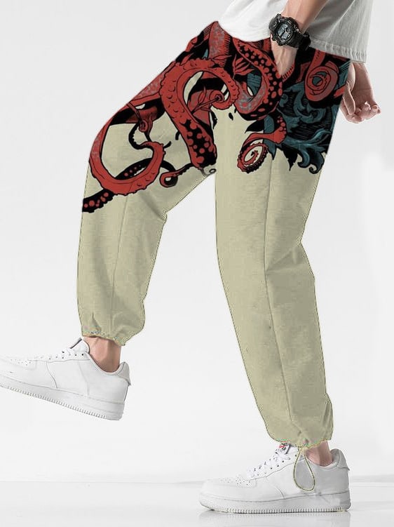 Flag Series Over Plus Plus Size Casual Pants view 4