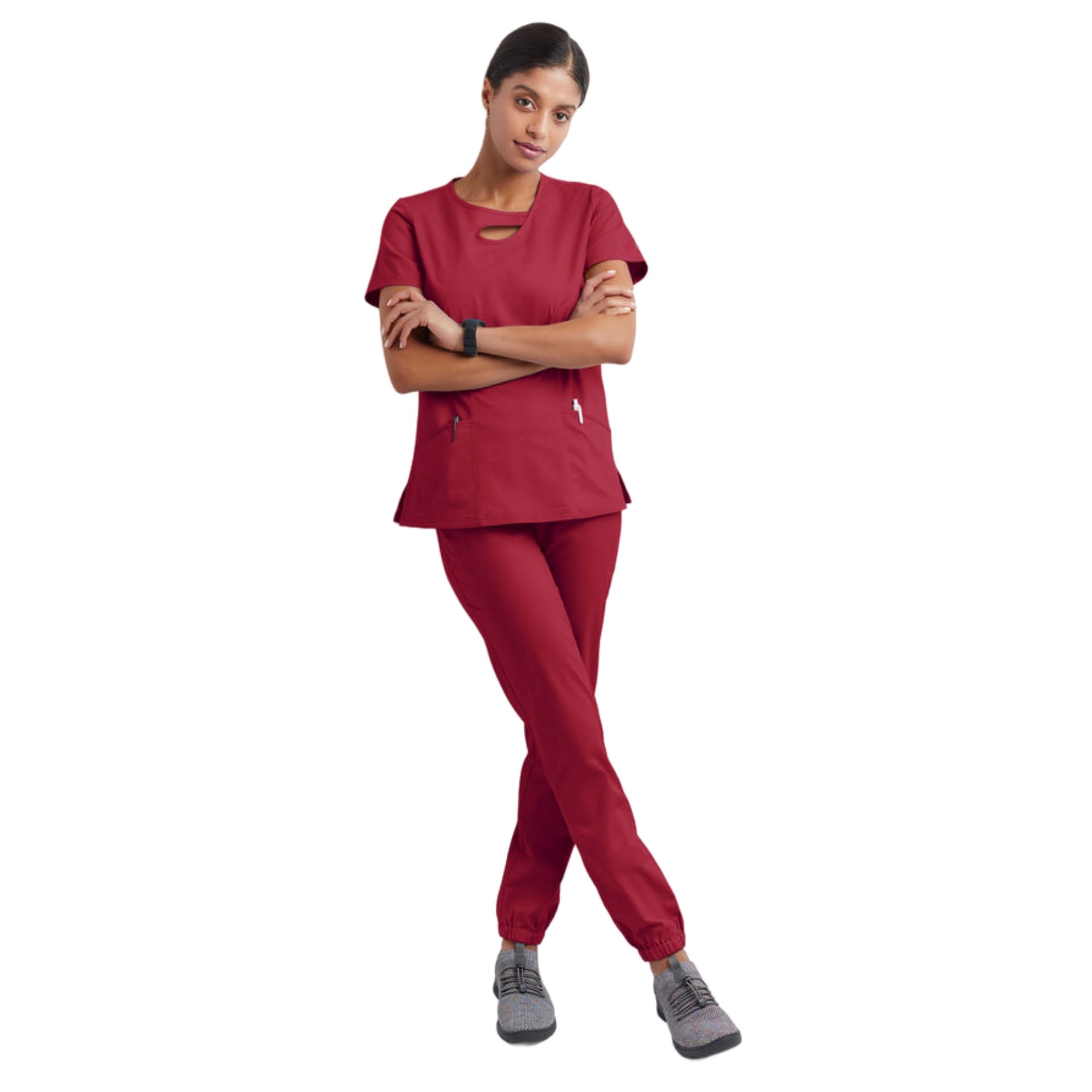 Short Sleeve Hollow Work Clothes Hospital Operating Room Hand-washing Clothes Suit view 4