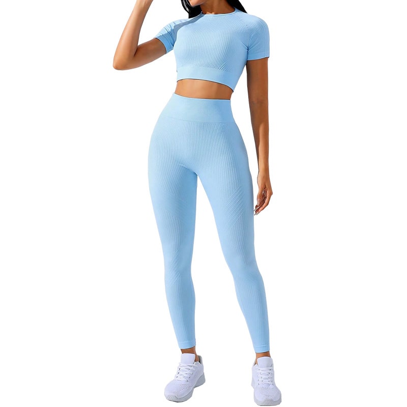Yoga Clothes Suit Sports High Waist Workout Clothes view 1