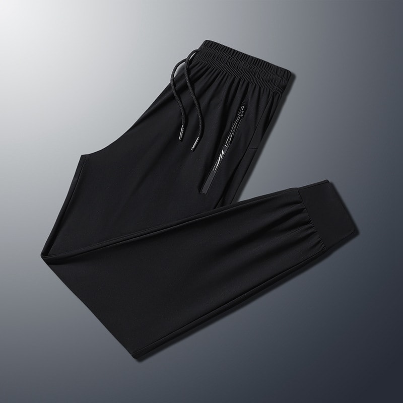 Ice Silk Leisure Trousers Men's Summer High Elasticity view 4
