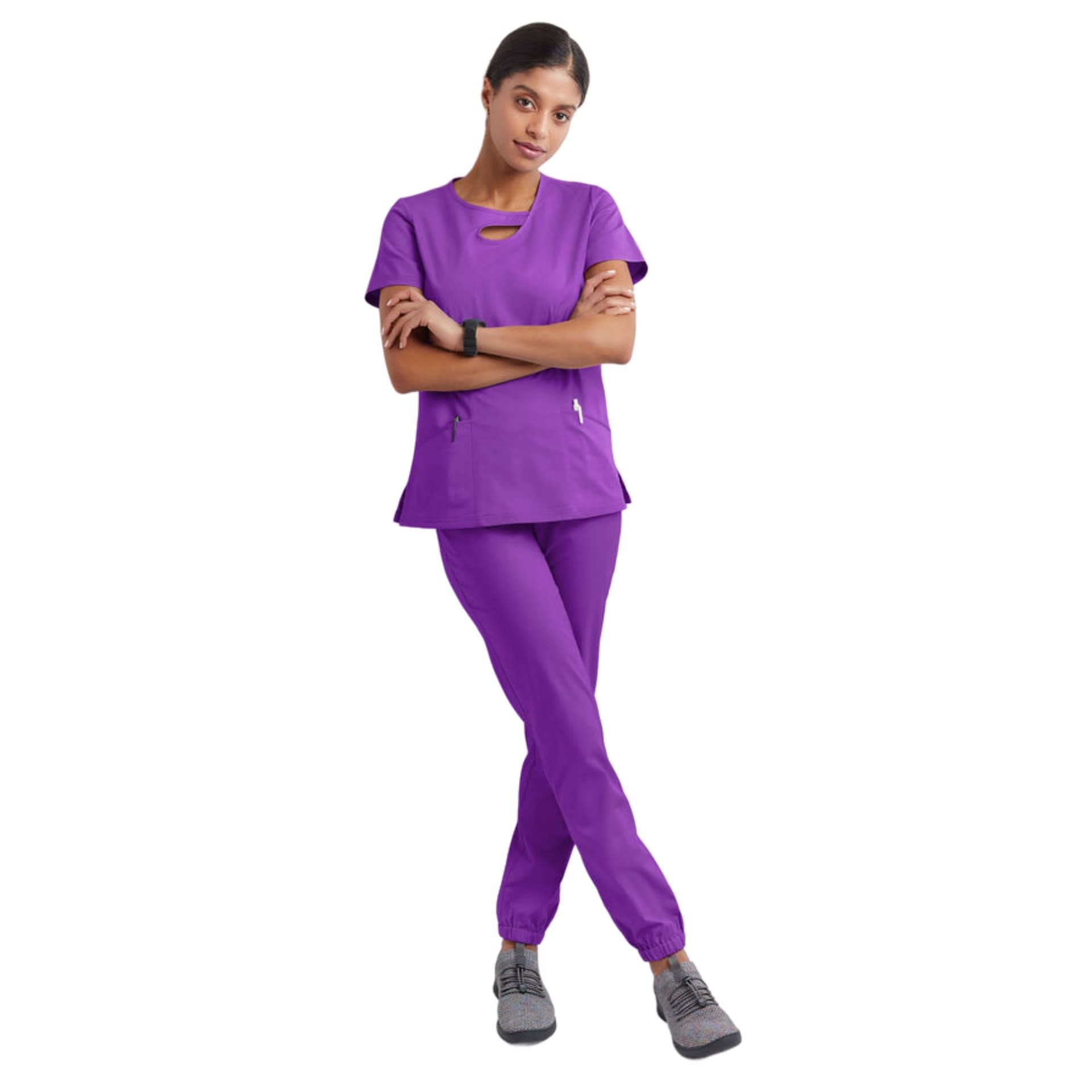 Short Sleeve Hollow Work Clothes Hospital Operating Room Hand-washing Clothes Suit view 14
