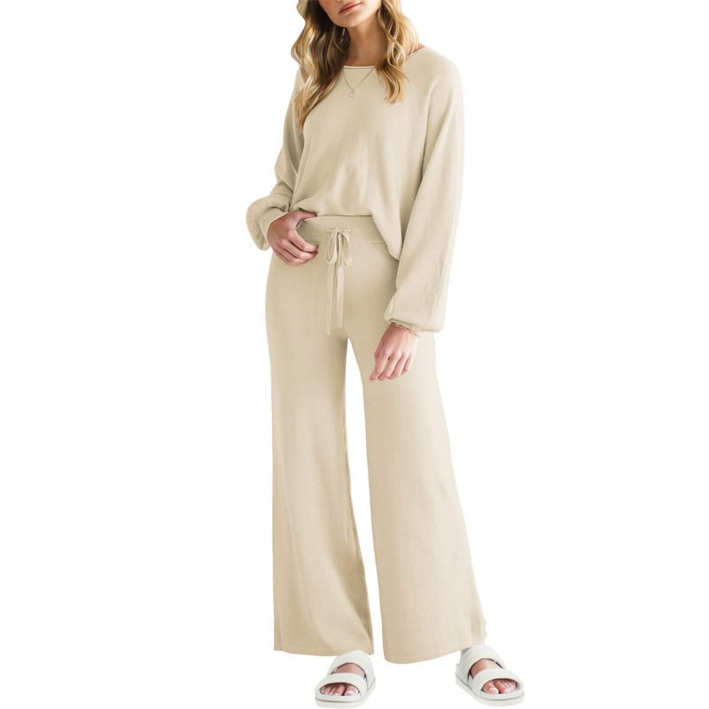 Casual Slimming Long-sleeved Trousers Thin Two-piece Suit view 2