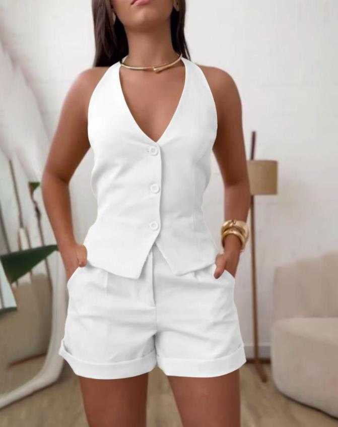 Cross-border Sleeveless Vest Casual Suit Women's Clothing view 8