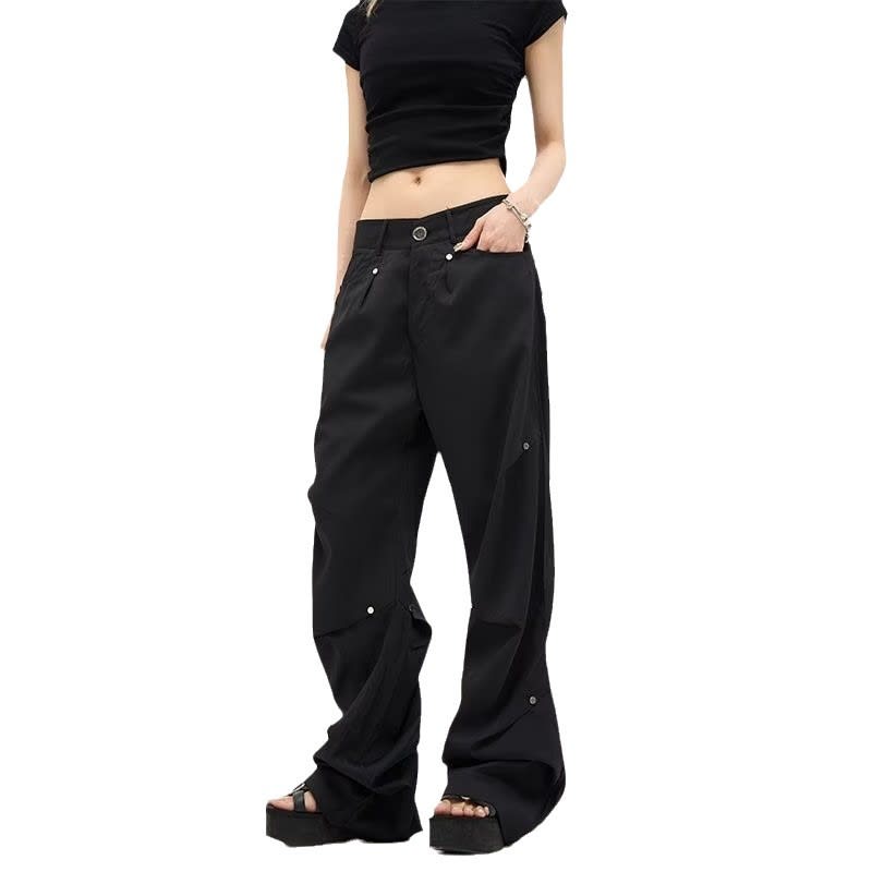 High Street European And American Pu Handsome Pants Couple view 2