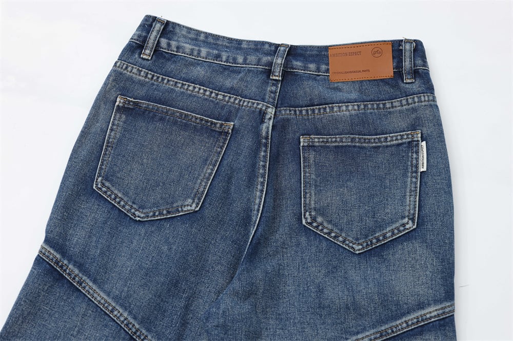 Multi-Pocket Workwear Jeans For Men And Women view 9