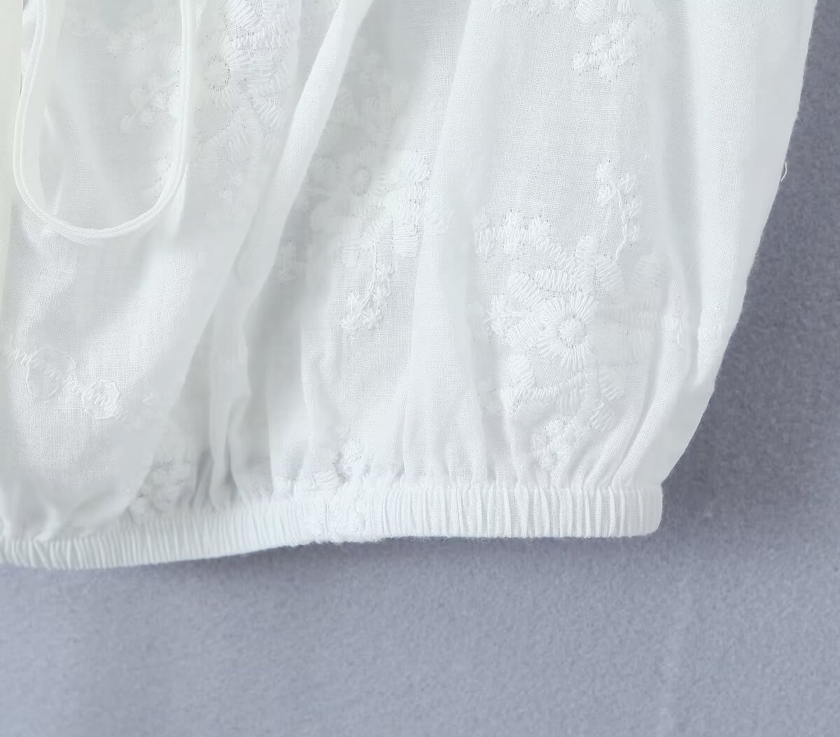 Off-neck Lace Short Small Top High Waist Drawstring Patchwork Long Dress view 9