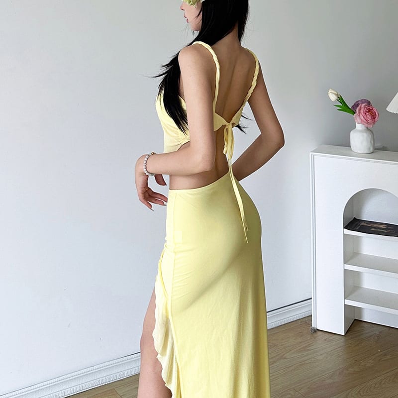 Fashion All-match Wave Slit Skirt Suit Women view 25