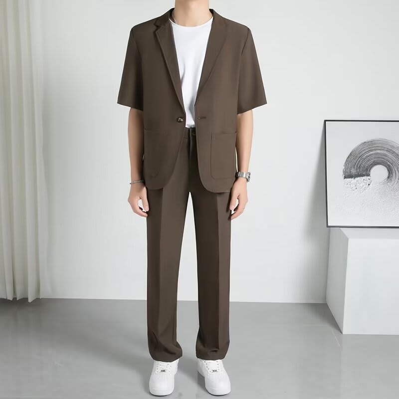 Fashionable All-matching Handsome Half Sleeve Small Suit Suit view 8