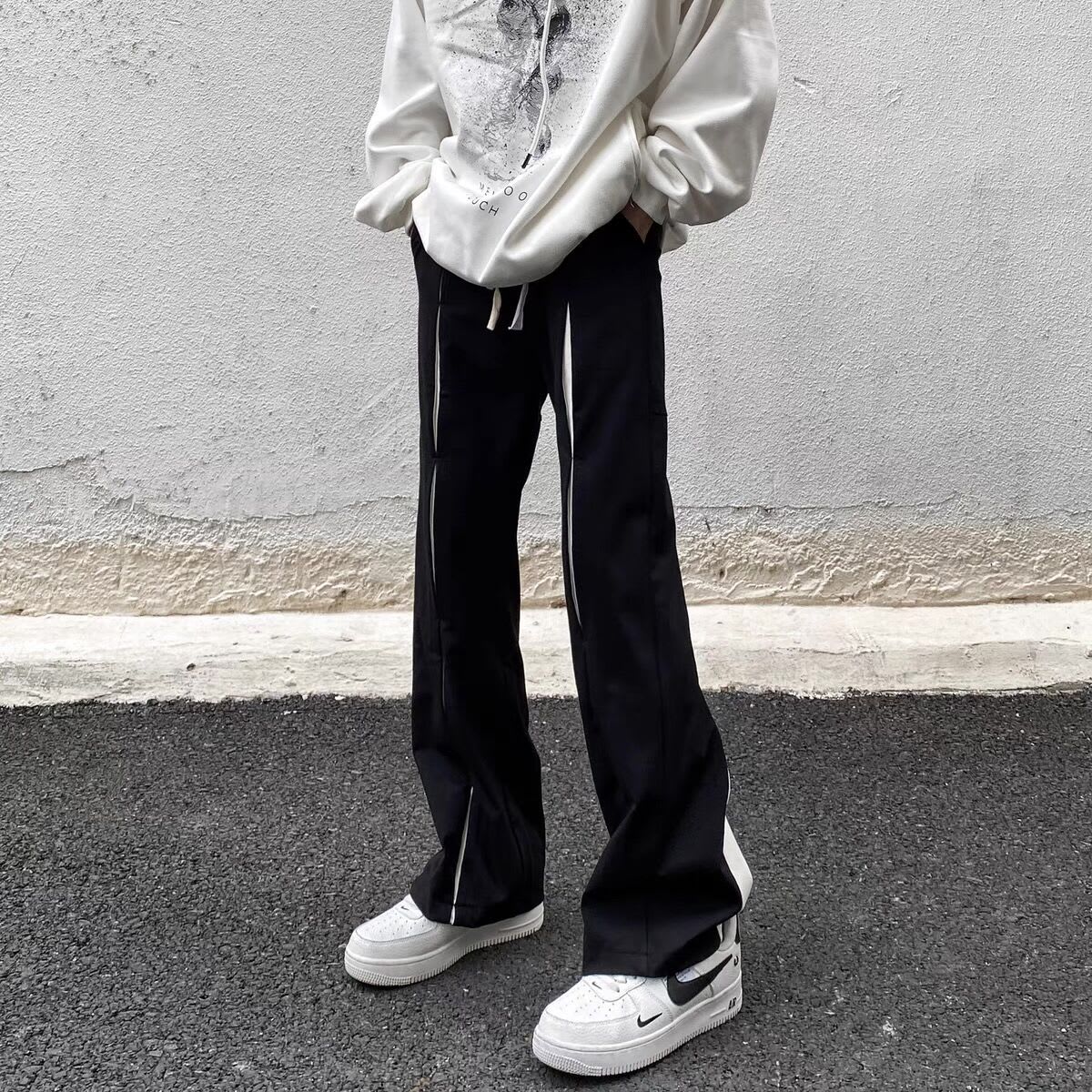 Slim Straight Loose Mop Casual Pants For Men view 5