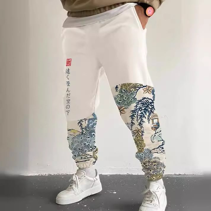 Flag Series Over Plus Plus Size Casual Pants view 12