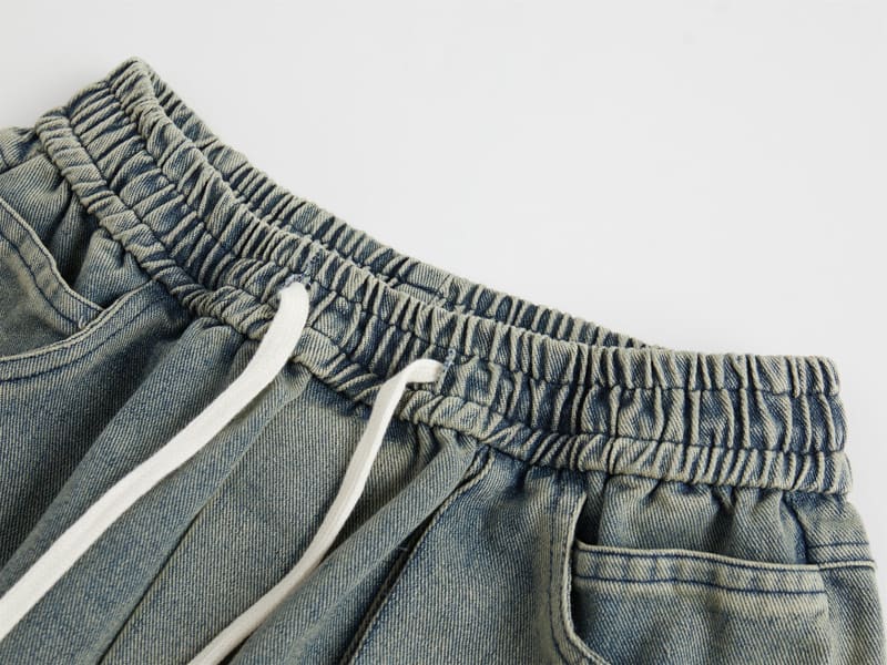 Fashion Straight Denim Pants Men And Women view 7