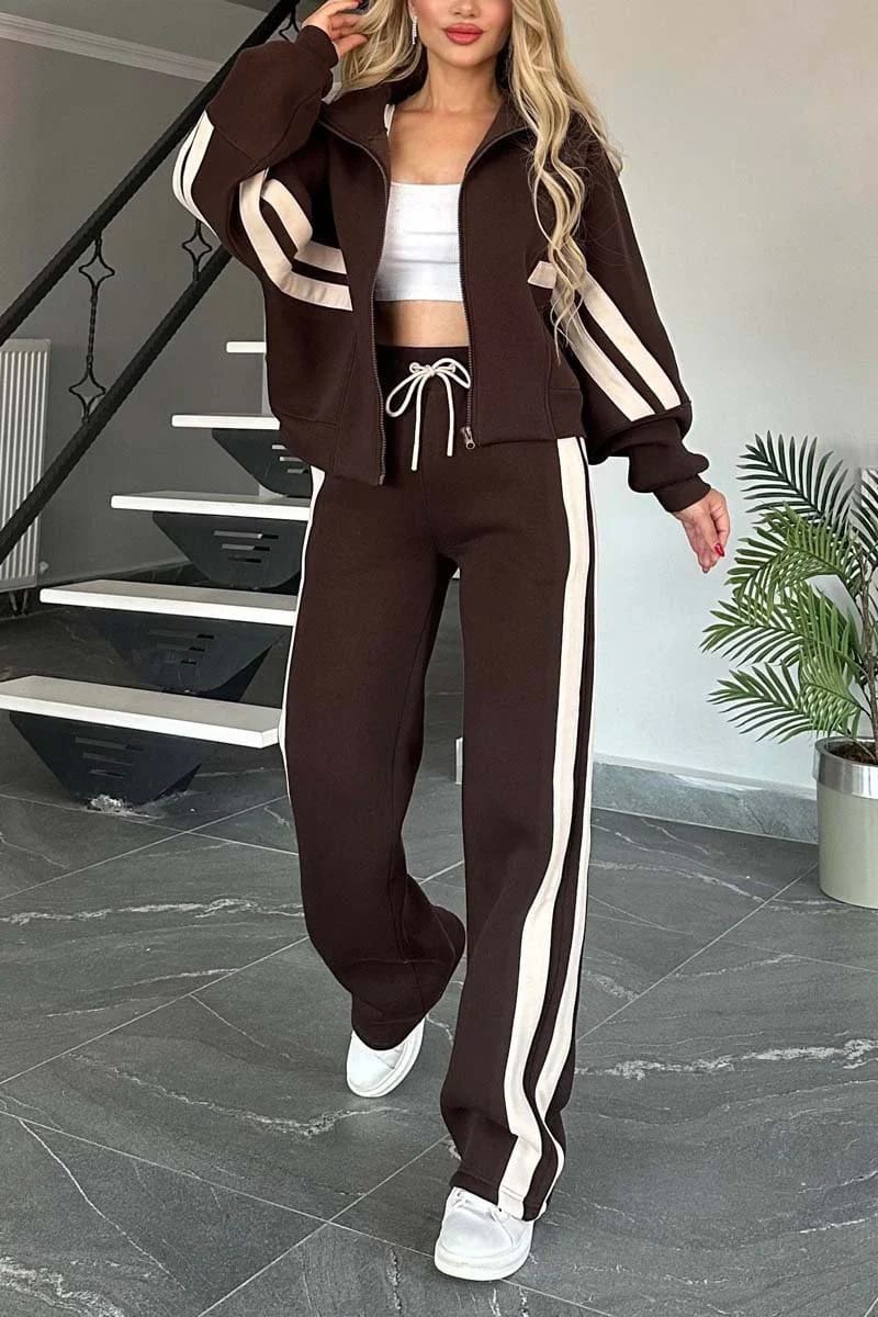 Fashion Two-piece Women's White Sports Suit Loose Sports Shirt Casual Pants Sets Sportswear Women Clothes Tracksuit Women Outfits
