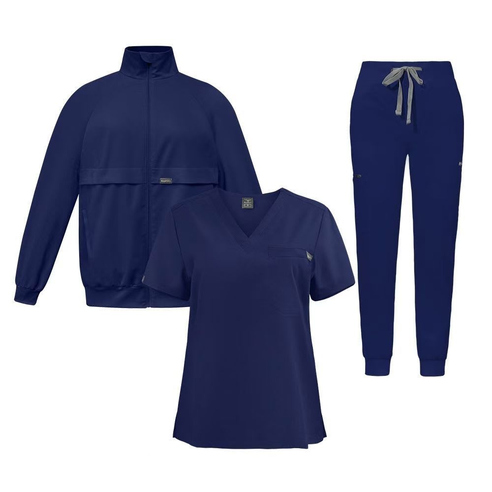 Anti-Wrinkle Coat Jacket Fleece-lined Surgical Gown Protective Suit view 9