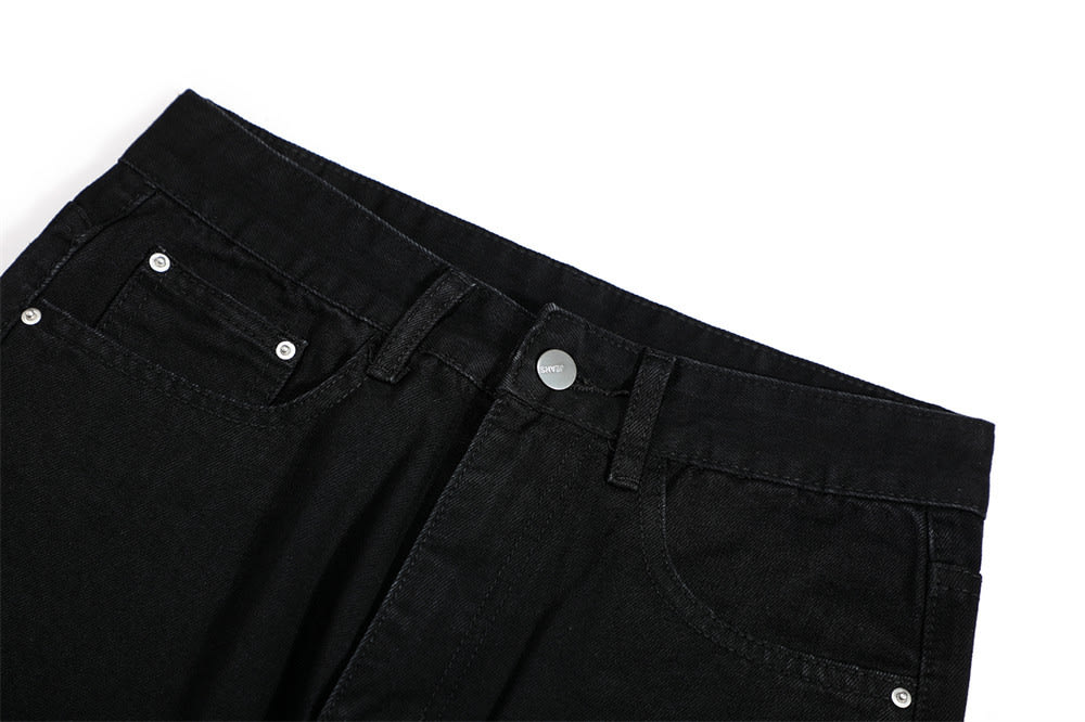 Men's Fashion Denim Horn Mop Pants view 8