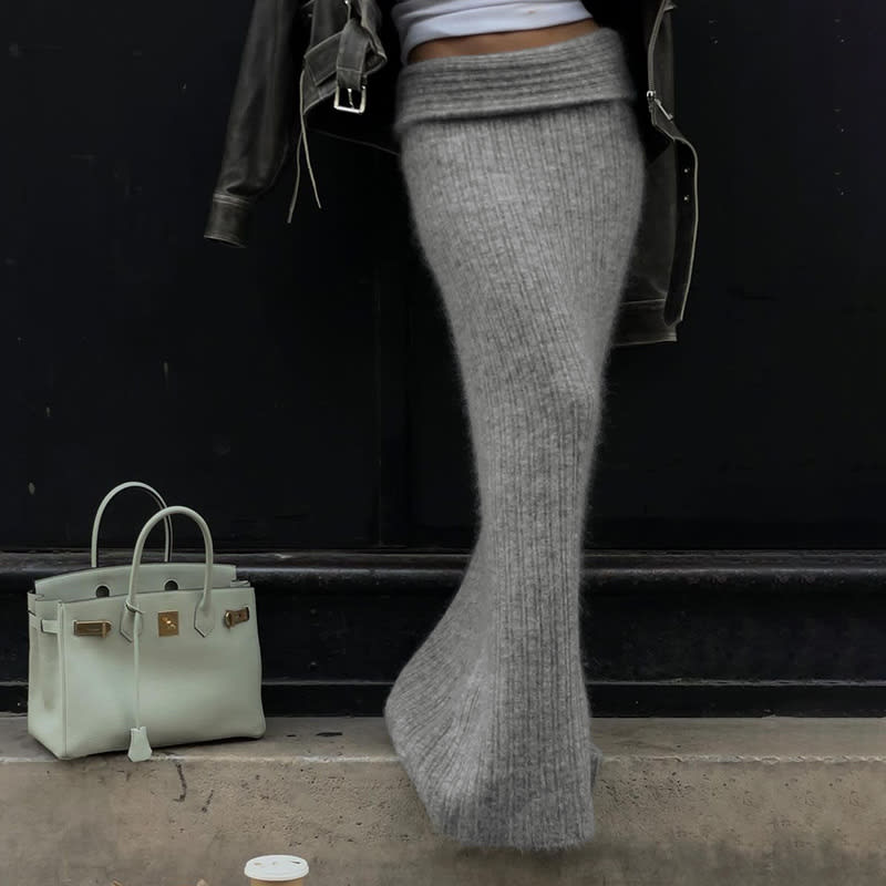 American-style Slant Shoulder Waist-tight Lazy Sweater Autumn And Winter Warm Long Sleeves Sweater view 2