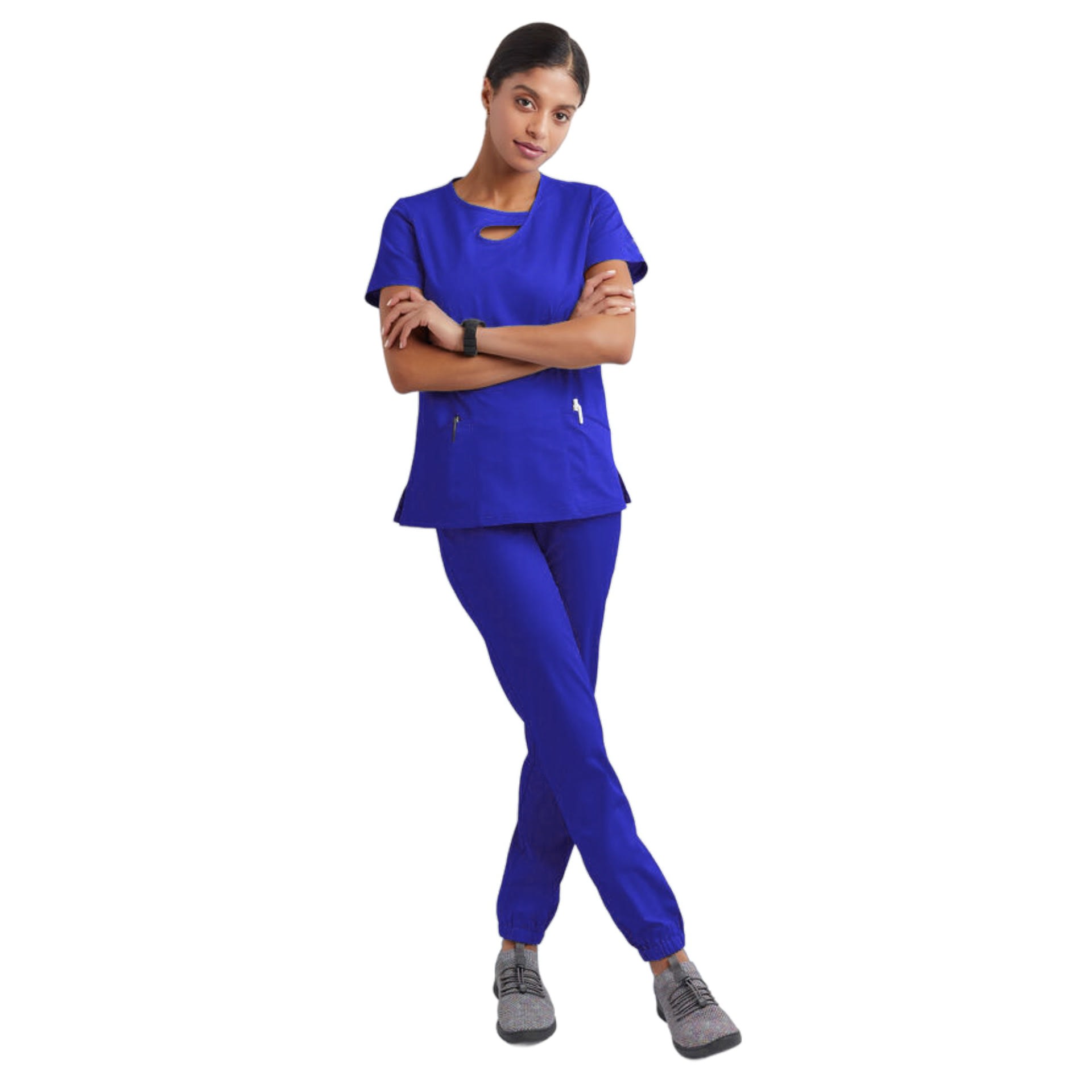Short Sleeve Hollow Work Clothes Hospital Operating Room Hand-washing Clothes Suit view 5