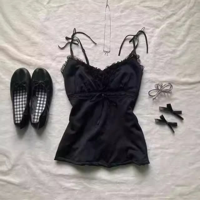 Cute Fashion Bow Waist Trimming Fashion Gothic Vintage Skirt view 1