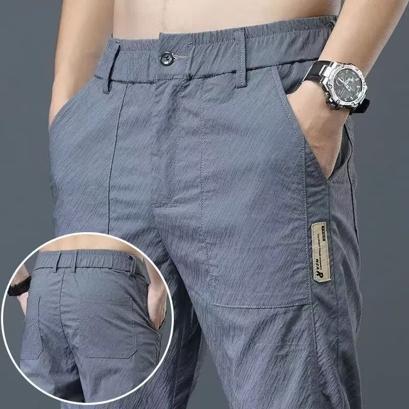 Men's Straight Breathable Quick-drying Fashion Brand All-matching Sports Trousers view 2