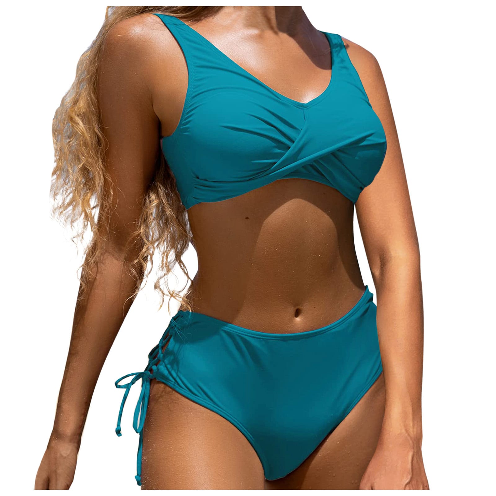 High Waist Swimsuit Split Two-piece Suit view 8