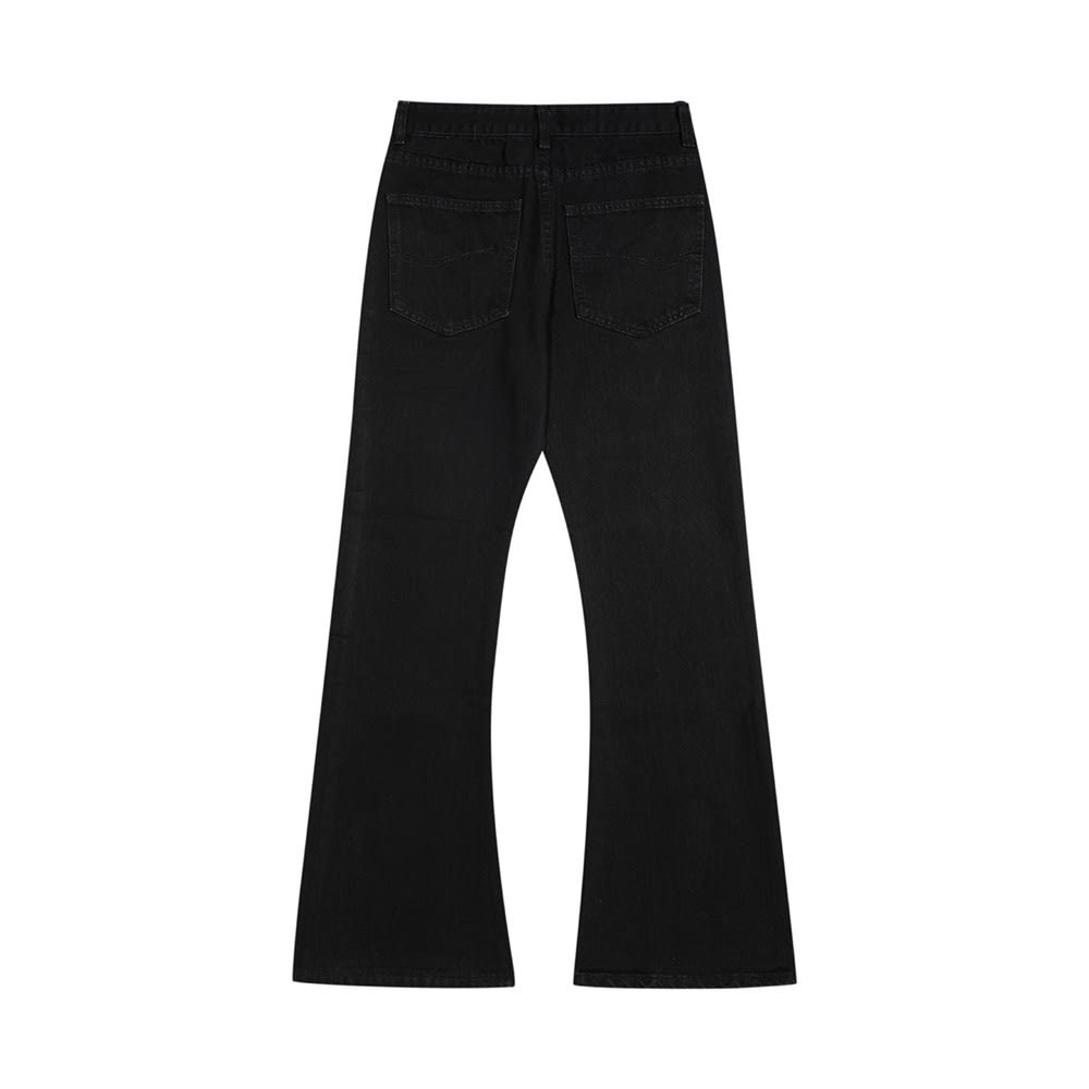 Men's Fashion Denim Horn Mop Pants view 2