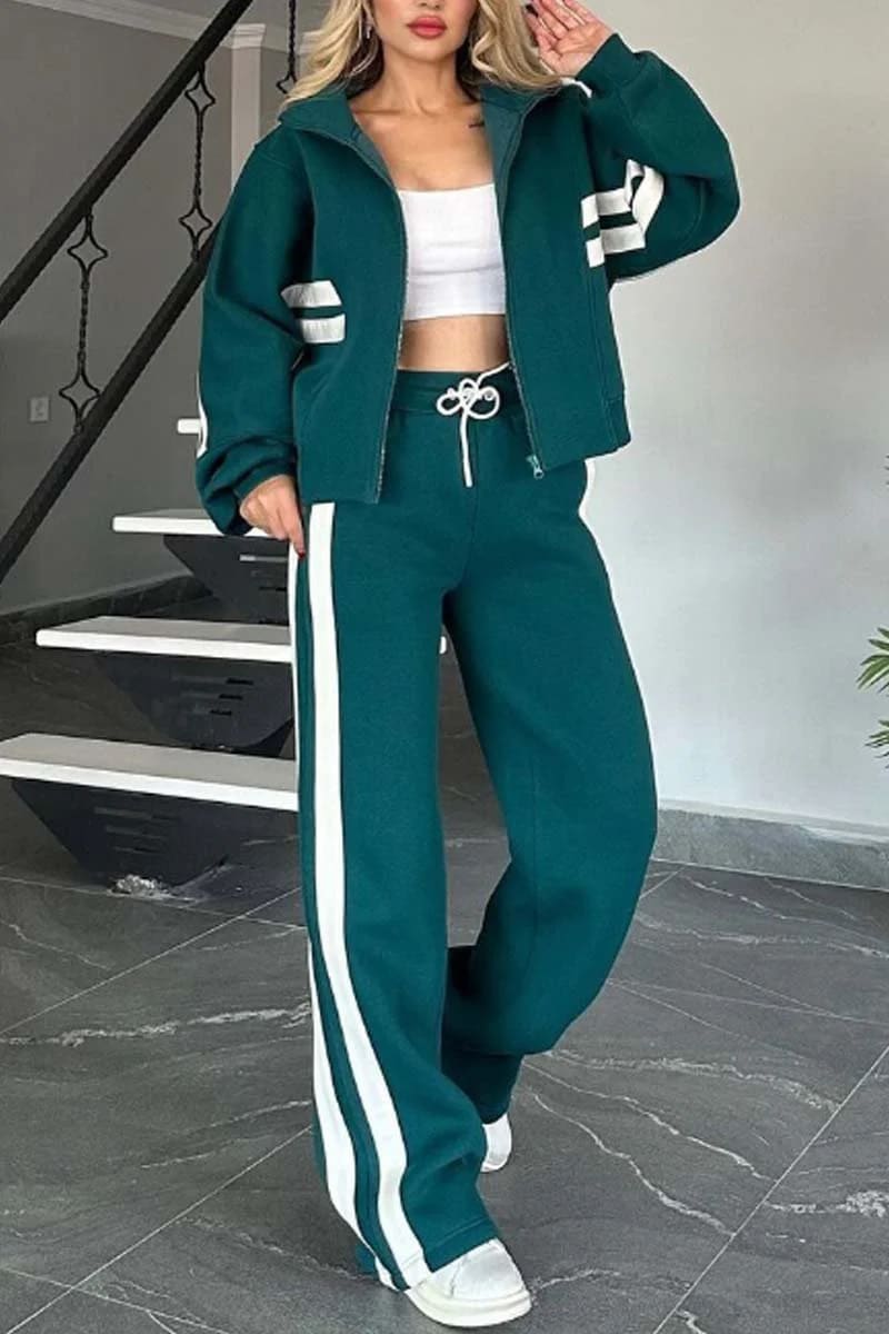 Fashion Two-piece Women's White Sports Suit Loose Sports Shirt Casual Pants Sets Sportswear Women Clothes Tracksuit Women Outfits view 11