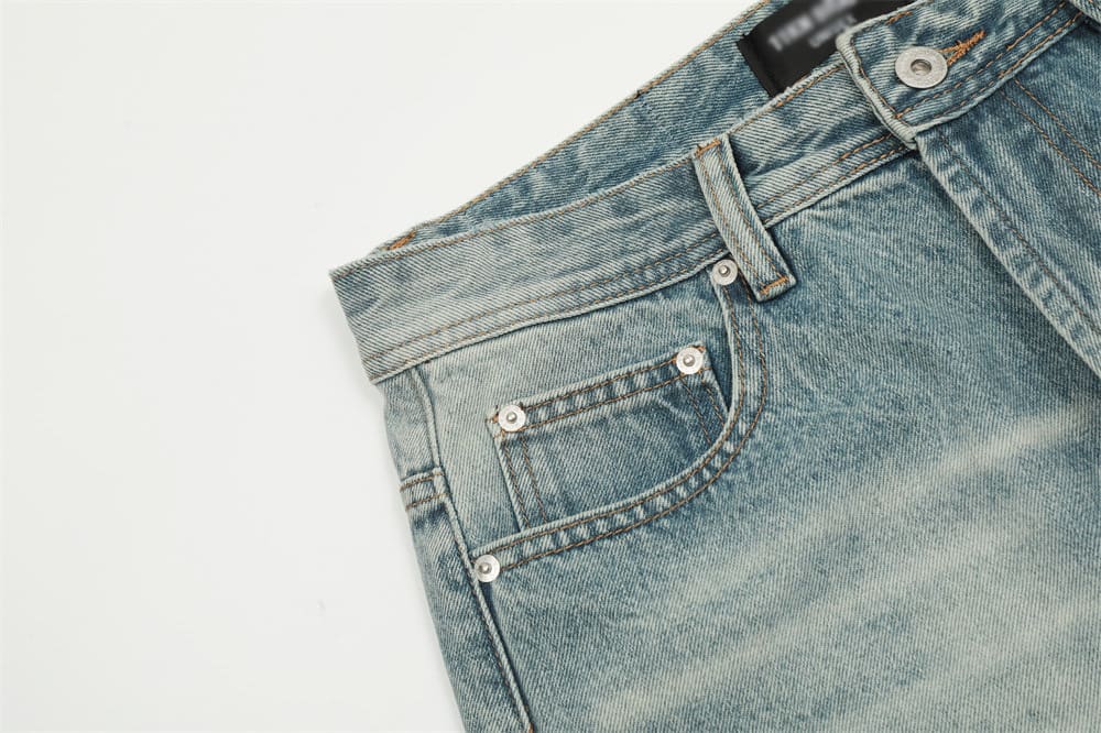 Loose Straight Trousers Retro American Men view 12